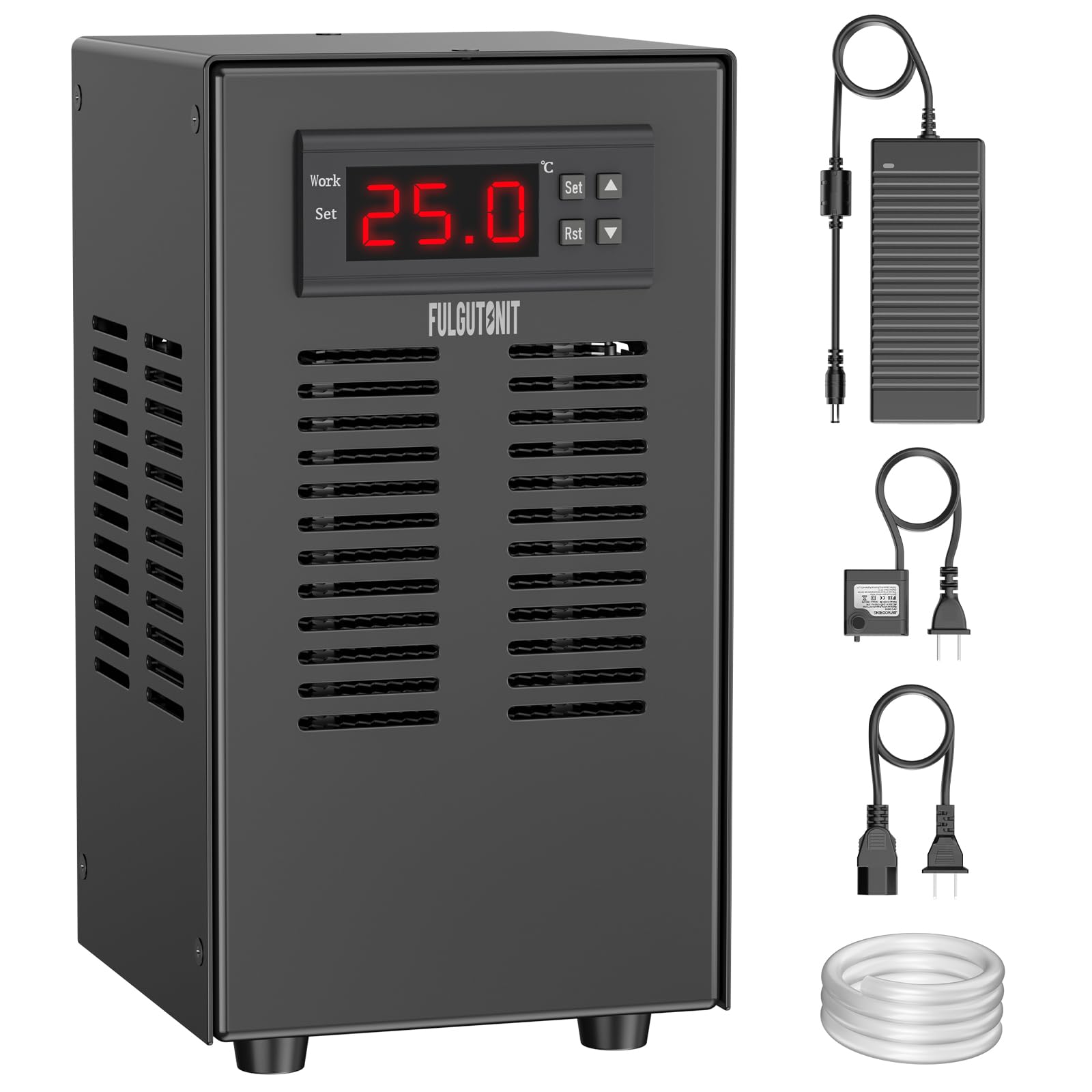 Amazon | Fulgutonit 水槽クーラー 35L 小型 ペルチェ式 冷却・加熱